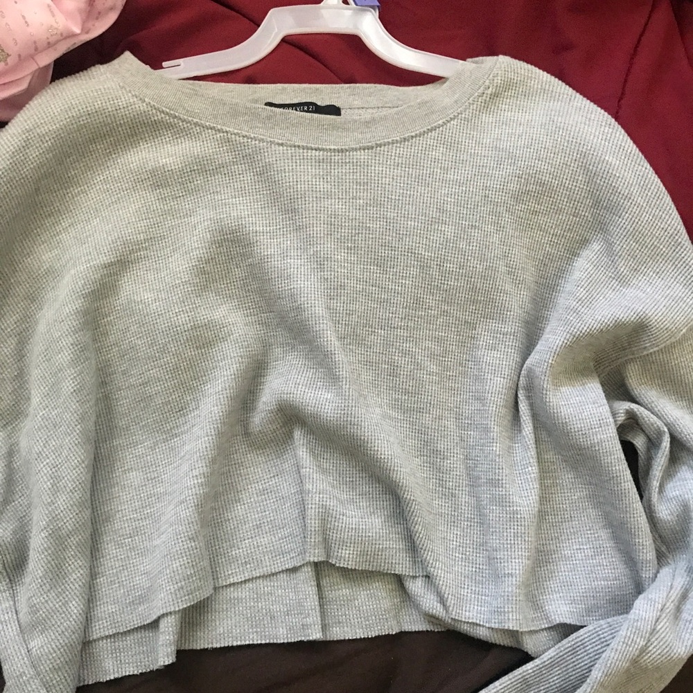 Forever 21 cropped long sleeve